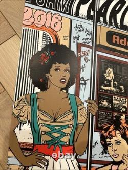 Pearl Jam Chicago Poster Faile 2016 Wrigley Field concert tour