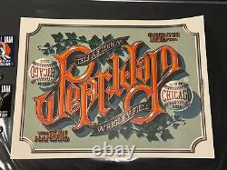 Pearl Jam Chicago Poster- Loeffler SE PLUS 8/29 & 8/31 Stickers, Pins