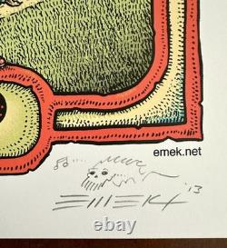 Pearl Jam Chicago Wrigley EMEK Poster 7/19/2013 AP #80/100 SIGNED & DOODLED