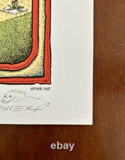 Pearl Jam Chicago Wrigley EMEK Poster 7/19/2013 AP #80/100 SIGNED & DOODLED