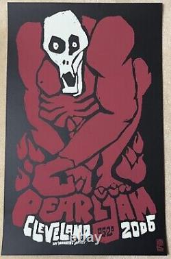 Pearl Jam Cleveland 2006 Poster by Ames Bros Mint