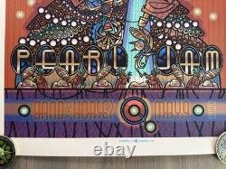 Pearl Jam Cleveland Ohio Poster 2010 Tour Poster Official RARE OFFICIAL LIMITED