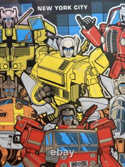 Pearl Jam Concert Poster 2015 New York City Chrome AP Edition 30/85 Transformers