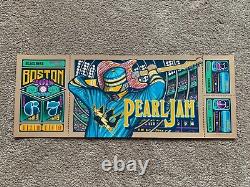 Pearl Jam Concert Poster Boston 2018 AP Brad Klausen LE/109