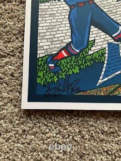 Pearl Jam Concert Poster Chicago Wrigley 2016 AP Brad Klausen LE/305