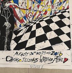 Pearl Jam Concert Poster Chicago Wrigley 8/20-22, 2016 Joe Feldman Plague Doctor