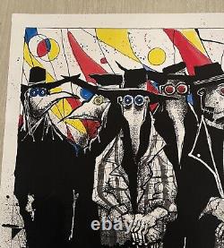 Pearl Jam Concert Poster Chicago Wrigley 8/20-22, 2016 Joe Feldman Plague Doctor