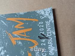 Pearl Jam Concert Poster Hamilton Ontario Canada Byous Artist Edition Signed