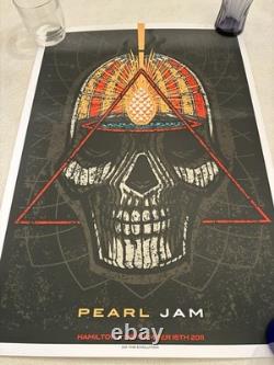Pearl Jam Concert Poster Hamilton Sep 15 2011 Do The Evolution
