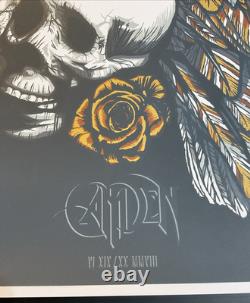 Pearl Jam Concert Poster June 19 2008 Camden NJ 12x24 Screenprint Brad Klausen