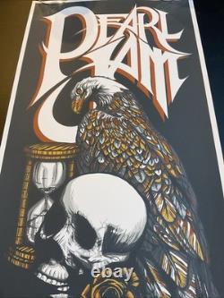 Pearl Jam Concert Poster June 19 2008 Camden NJ 12x24 Screenprint Brad Klausen