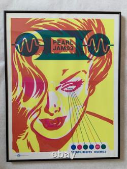 Pearl Jam Concert Poster June 3, 2003 Council Bluffs Idlewild Ames Bros No Frame