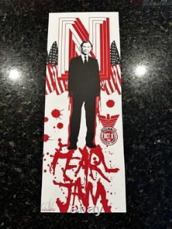 Pearl Jam Concert Poster Kissimmee FL 2004 Signed Brad Klausen NEOCON