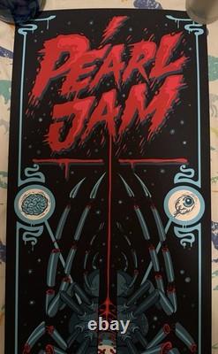 Pearl Jam Concert Poster Nychos Oct 2014 Pepsi Arena Denver CO BEAUTIFUL
