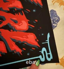 Pearl Jam Concert Poster Nychos Oct 2014 Pepsi Arena Denver CO BEAUTIFUL