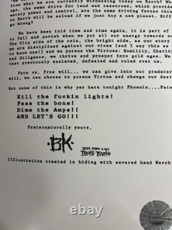 Pearl Jam Concert Poster Phoenix Arizona May 9, 2022 Brad Klausen