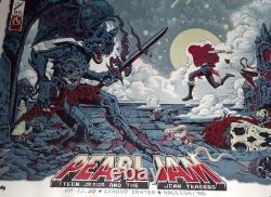 Pearl Jam Concert Poster Raleigh North Carolina 5/11/2025 Lenovo Center Sutfin