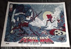 Pearl Jam Concert Poster Raleigh North Carolina 5/11/2025 Lenovo Center Sutfin