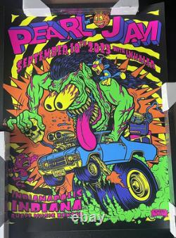 Pearl Jam Concert Poster Ruoff Music Center 9/10/23