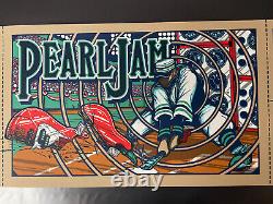 Pearl Jam Concert Poster Seattle 2018 The Home Shows Artist Brad Klausen