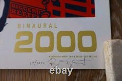 Pearl Jam Concert Poster Signed & Numbered #14/1000 Boston 2000 Ames Bros