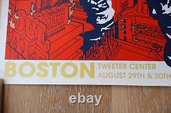 Pearl Jam Concert Poster Signed & Numbered #14/1000 Boston 2000 Ames Bros