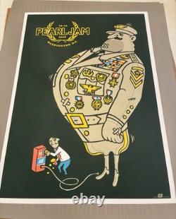 Pearl Jam Concert Poster Washington DC June 22 2008 Ames Bros