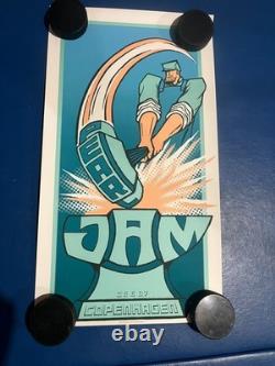 Pearl Jam Copenhagen 2007 Brad Klausen Concert Poster Original Show Edition