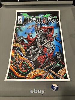 Pearl Jam Copenhagen 2012 Poster Todd McFarlane Spawn Comic book cover Art