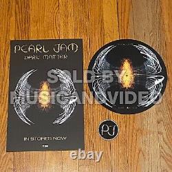 Pearl Jam Dark Matter OFFICIAL PROMO 11x17 Poster & Dbl Sided Slip Mat and Patch