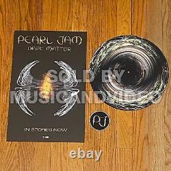 Pearl Jam Dark Matter OFFICIAL PROMO 11x17 Poster & Dbl Sided Slip Mat and Patch