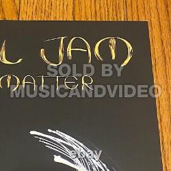 Pearl Jam Dark Matter OFFICIAL PROMO 11x17 Poster & Dbl Sided Slip Mat and Patch