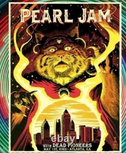 Pearl Jam Dark Matter Tour Atlanta, GA Night #2 Event Poster from May 1, 2025