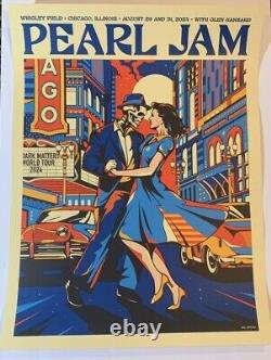 Pearl Jam Dark Matter poster Chicago August 2024 LAST 1 LEFT