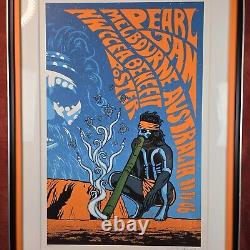 Pearl Jam Diptych Framed Poster (#37/250) Melbourne 2006- Justin Hampton