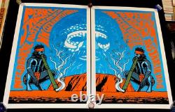 Pearl Jam Diptych Poster Set (Matching #s 13/250) Melbourne 2006- Justin Hampton