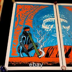Pearl Jam Diptych Poster Set (Matching #s 13/250) Melbourne 2006- Justin Hampton
