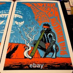 Pearl Jam Diptych Poster Set (Matching #s 13/250) Melbourne 2006- Justin Hampton