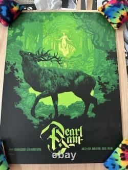 Pearl Jam Dublin Poster 2024 Ken Taylor Artist Edition /100 Dark Matter Tour