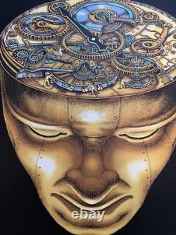 Pearl Jam EMEK Portland 2013 AP poster signed doodled rose garden doomsday clock