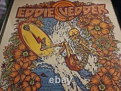 Pearl Jam Eddie Vedder Ohana September 29 2018 Poster Brown Dana Point CA