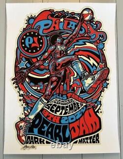 Pearl Jam Event Poster Philadelphia PA Wells Fargo Center Night 2 9/9/2024