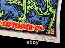 Pearl Jam Fenway 2018 Poster Ben Brown Boston PJ Witch OZ AP Signed