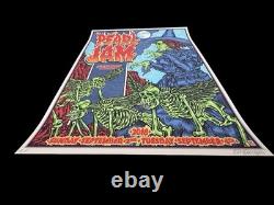 Pearl Jam Fenway 2018 Poster Ben Brown Boston PJ Witch OZ AP Signed