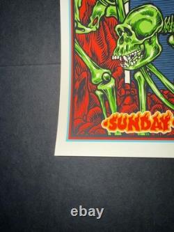 Pearl Jam Fenway 2018 Poster Ben Brown Boston PJ Witch OZ SE RARE