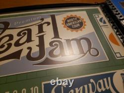 Pearl Jam Fenway Park Boston 2016 Poster Steve Thomas Orange Variant The Catch