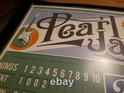Pearl Jam Fenway Park Boston 2016 Poster Steve Thomas Orange Variant The Catch