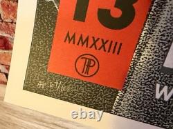 Pearl Jam Fort Worth 2023 Screenprint Poster Timothy Pittides Signed AP #67/100