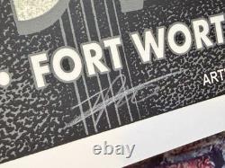 Pearl Jam Fort Worth 2023 Screenprint Poster Timothy Pittides Signed AP #67/100