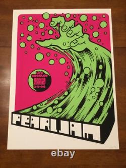 Pearl Jam Forum Poster Eddie Vedder Ames 2006 Los Angeles AE Signed Numbered